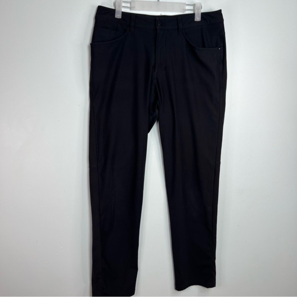 Lululemon ABC 5 Pocket Pants Black Stretch Tech Travel Work Mens W32 x L32
